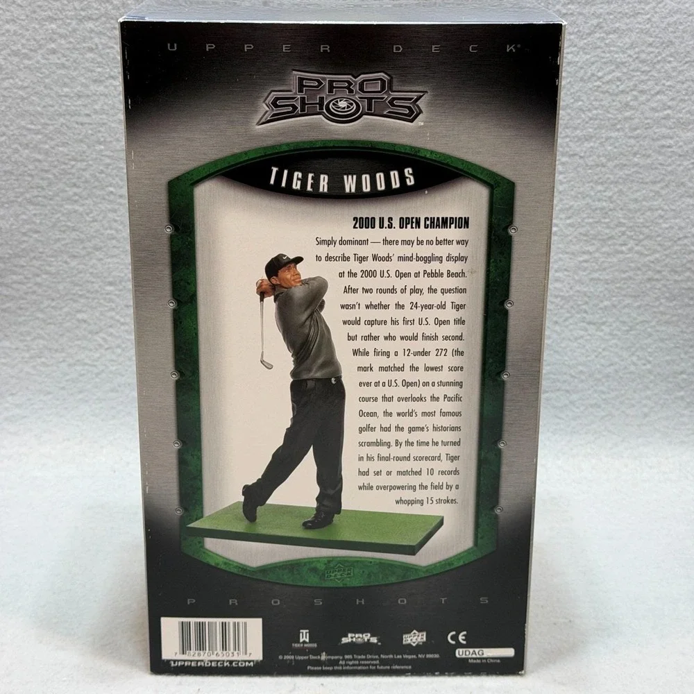 Tiger Woods 2000 US Open Champion Upper Deck Pro Shots Figure New In Box